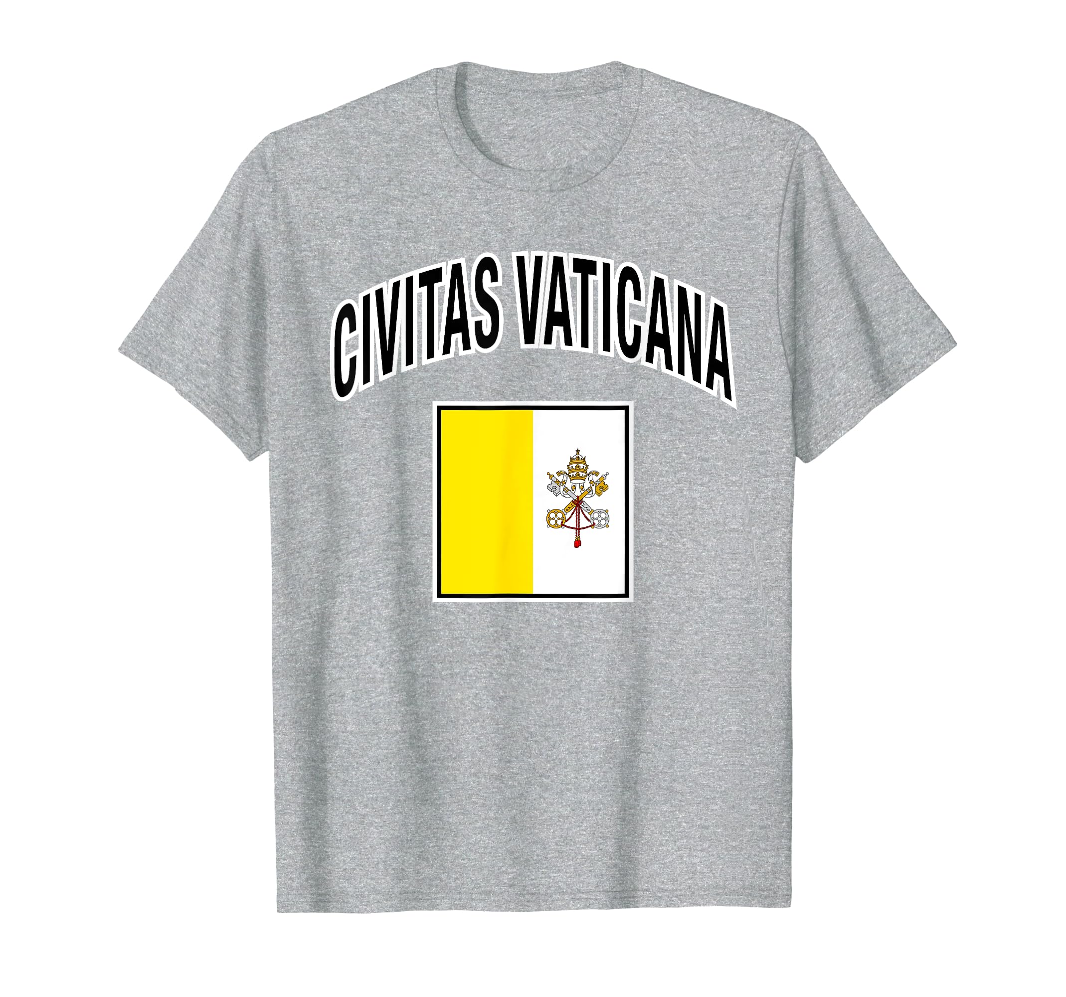 Amazon | バチカン市国国旗 誇り高きバチカン人 ラテン語 Tシャツ | T